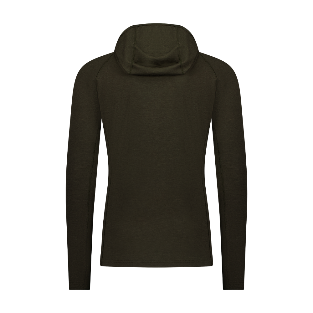 HTM 145 Long Sleeve Hoodie Women's Forest Green