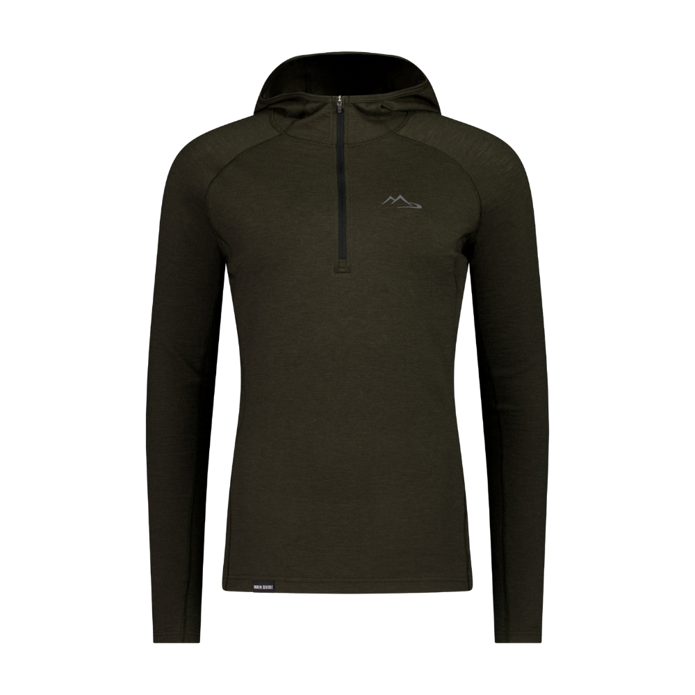 HTM 145 Long Sleeve Hoodie Women's Forest Green
