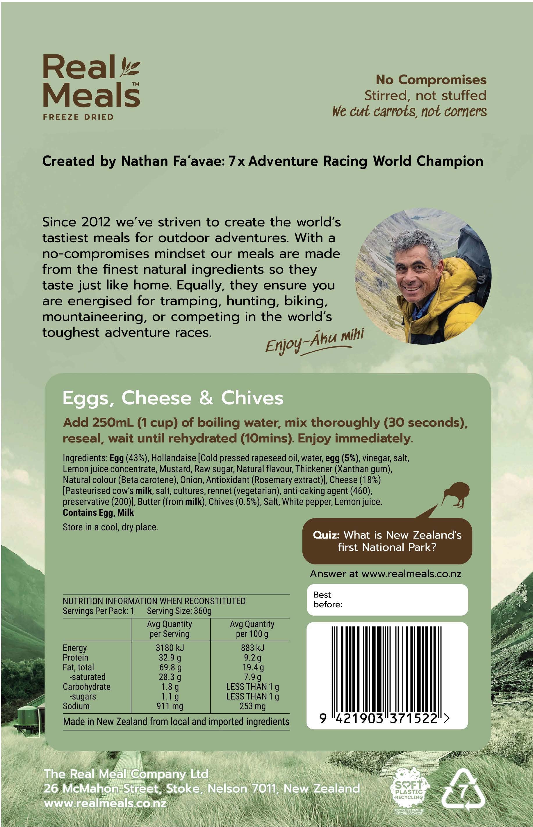 Eggs, Cheese & Chives