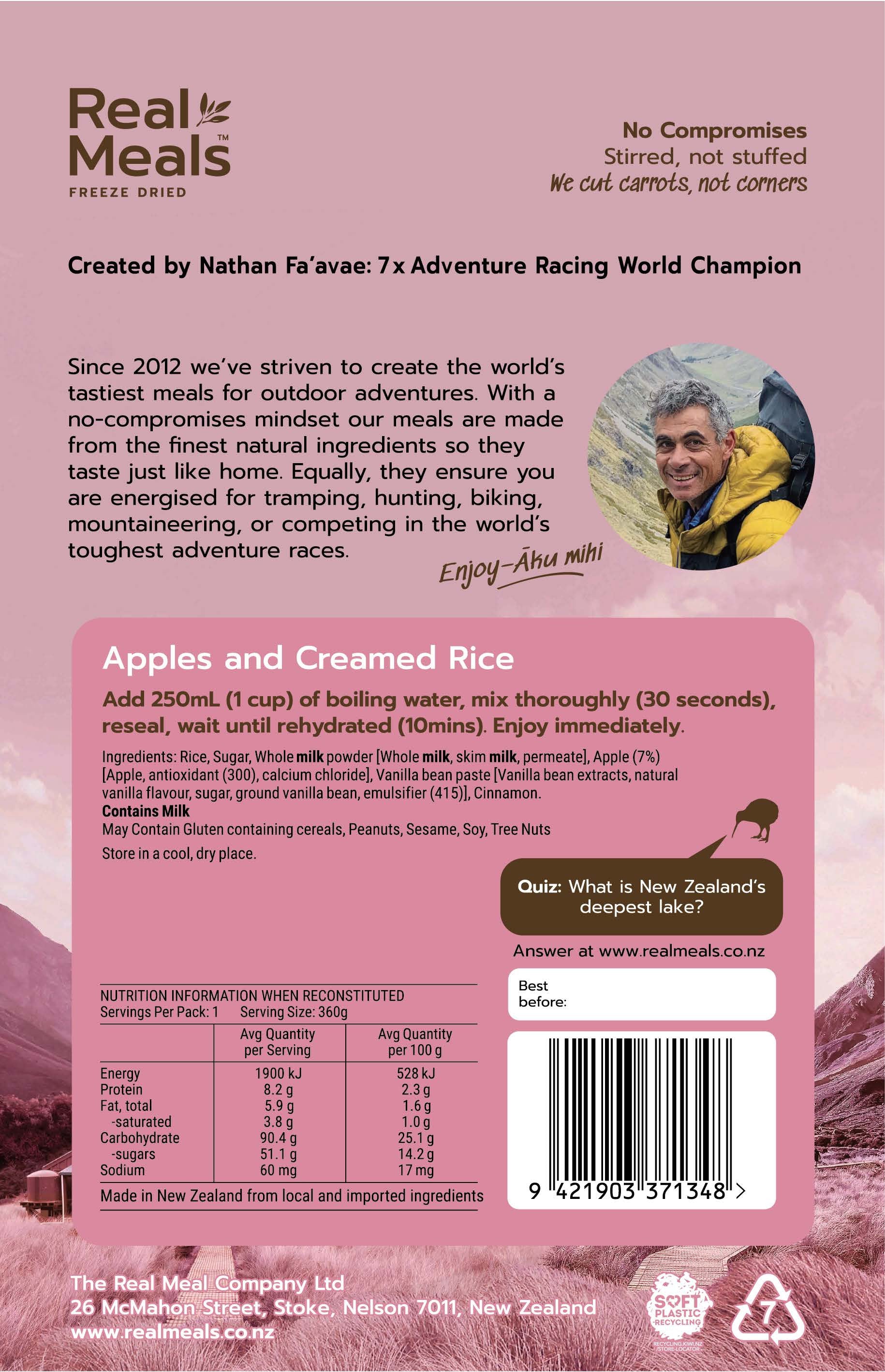 Apple & Creamed Rice